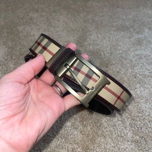 Burberry Haymarket Belt